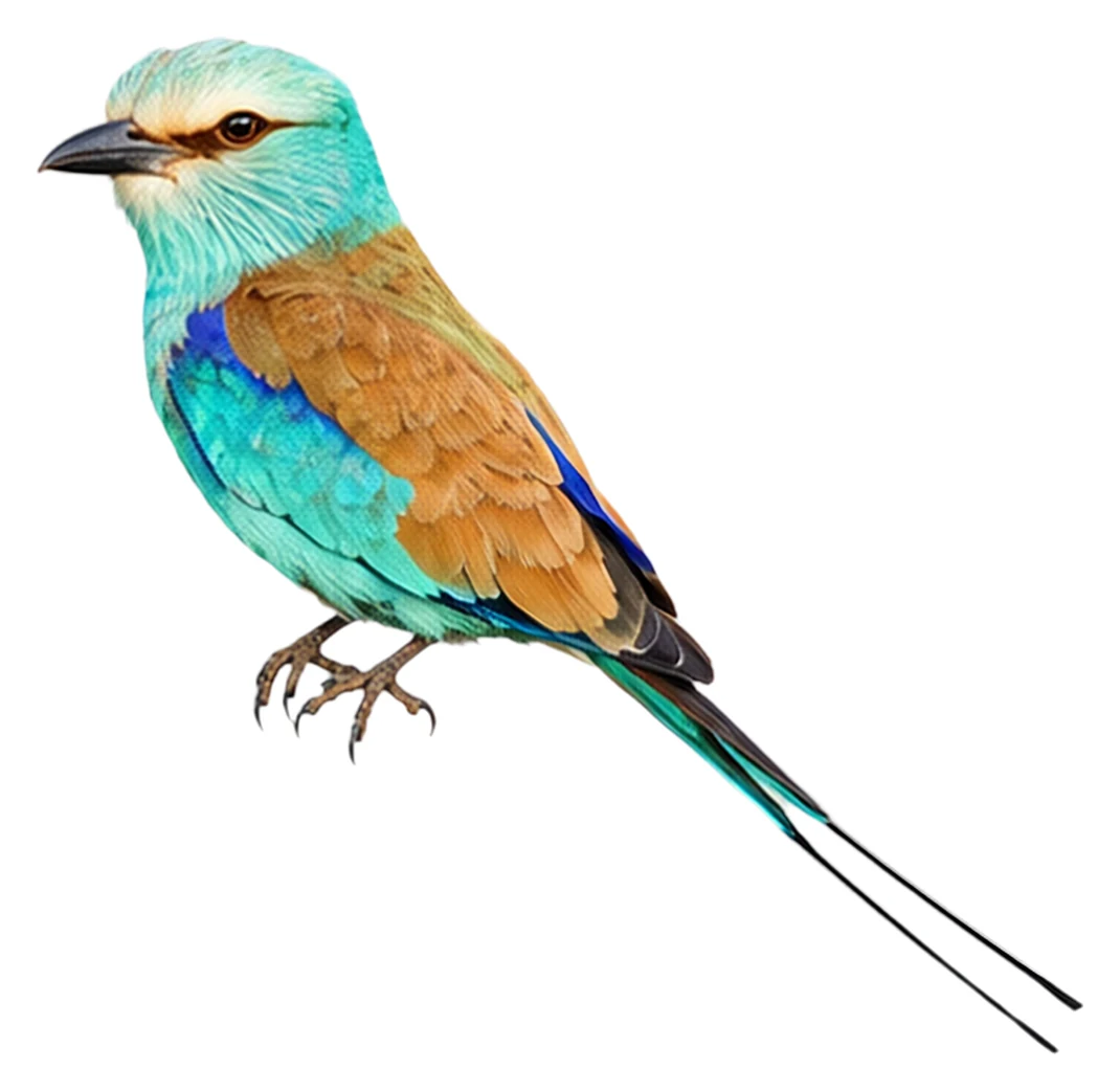 Abyssinian Roller · Original color inspiration
