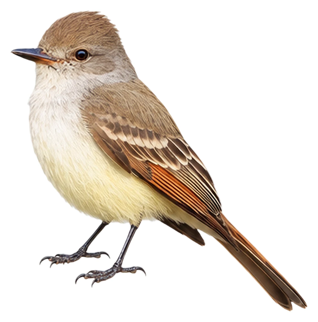 Ash-throated Flycatcher · Original color inspiration