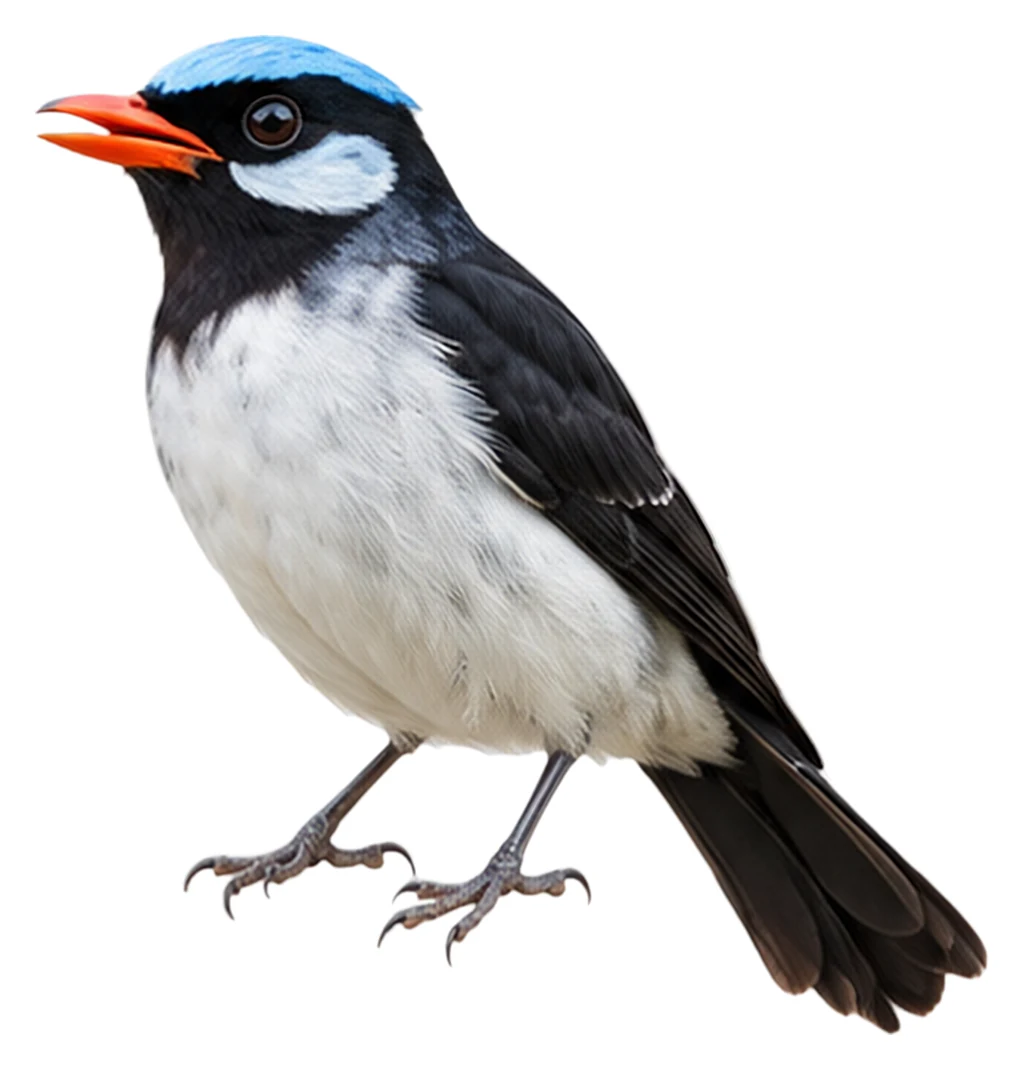 Azure-crested Flycatcher · Original color inspiration