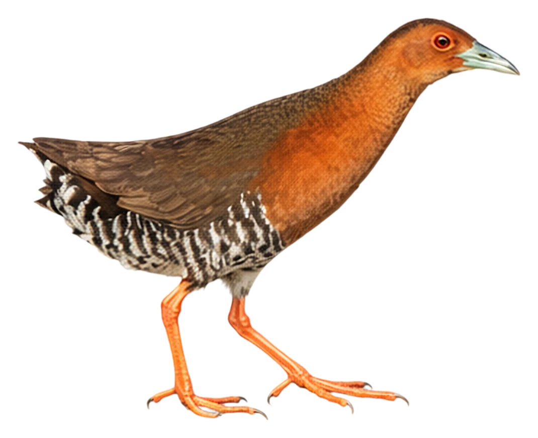 Band-bellied Crake · Original color inspiration