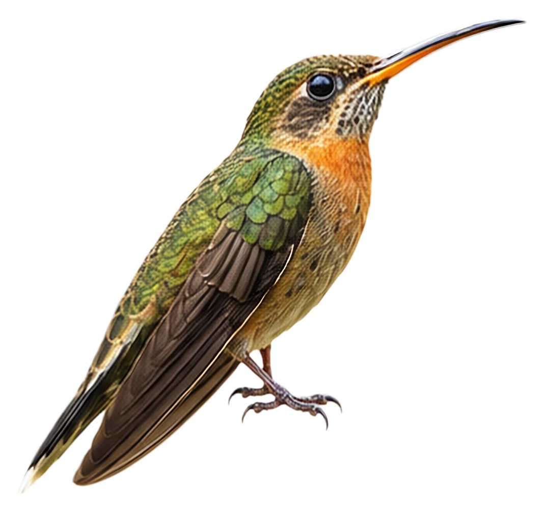 Band-tailed Barbthroat · Original color inspiration