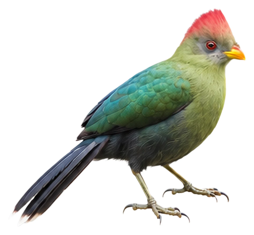 Bannerman's Turaco · Original color inspiration