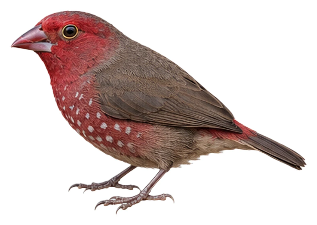 Bar-breasted Firefinch · Original color inspiration