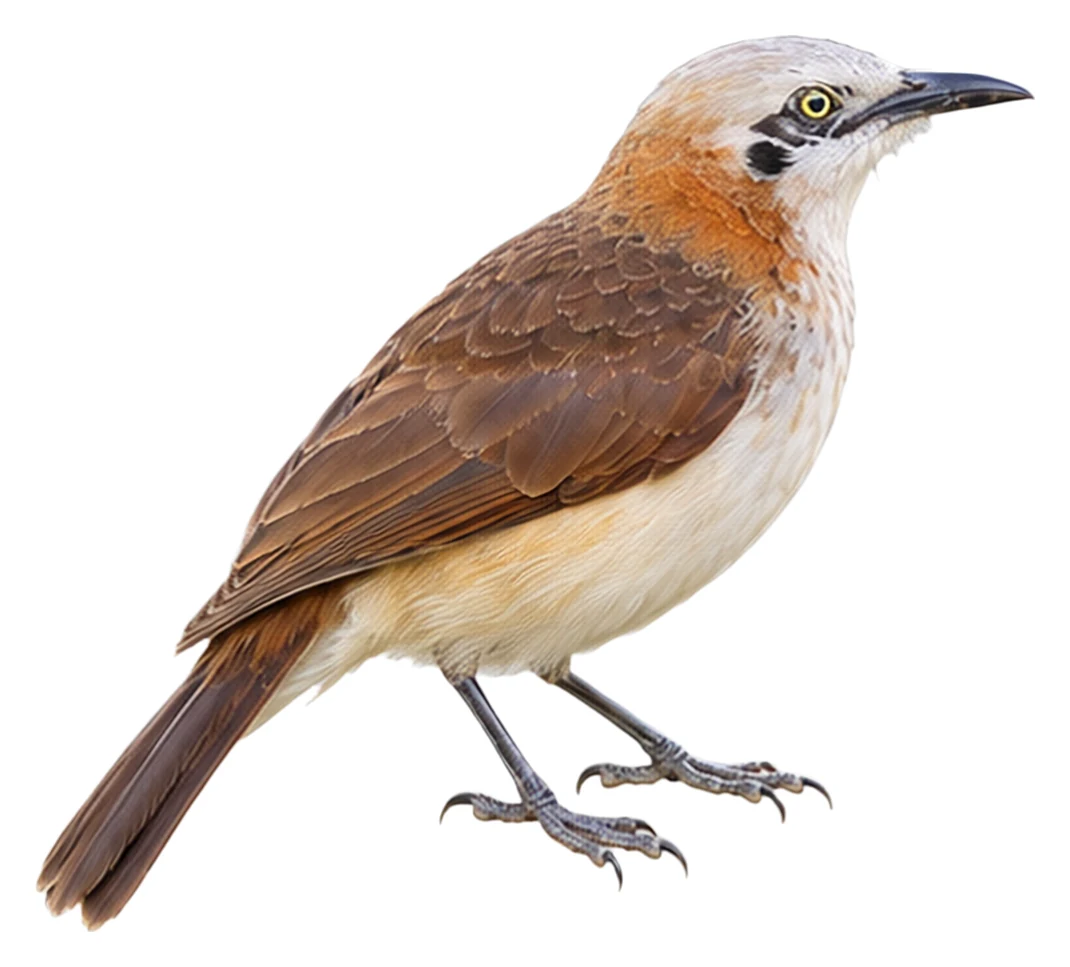Bare-cheeked Babbler · Original color inspiration