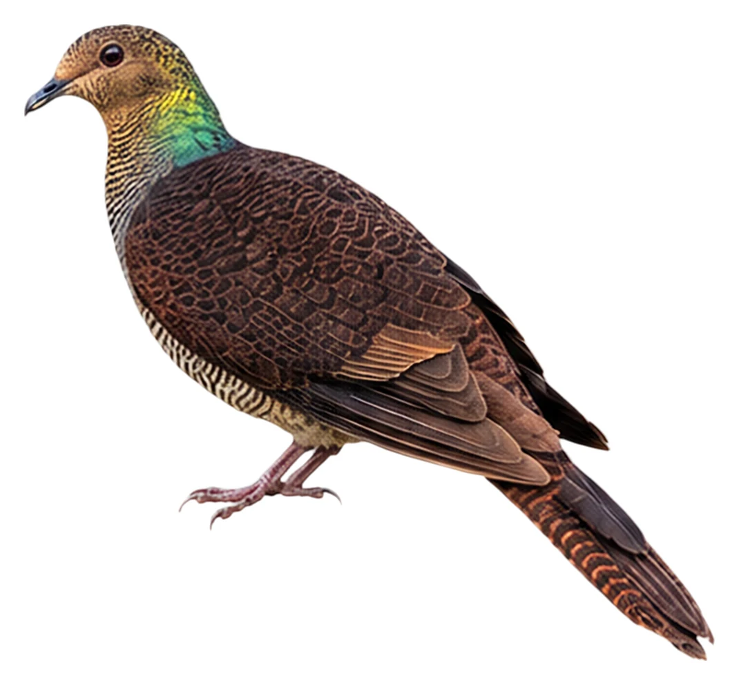 Barred Cuckoo-Dove · Original color inspiration
