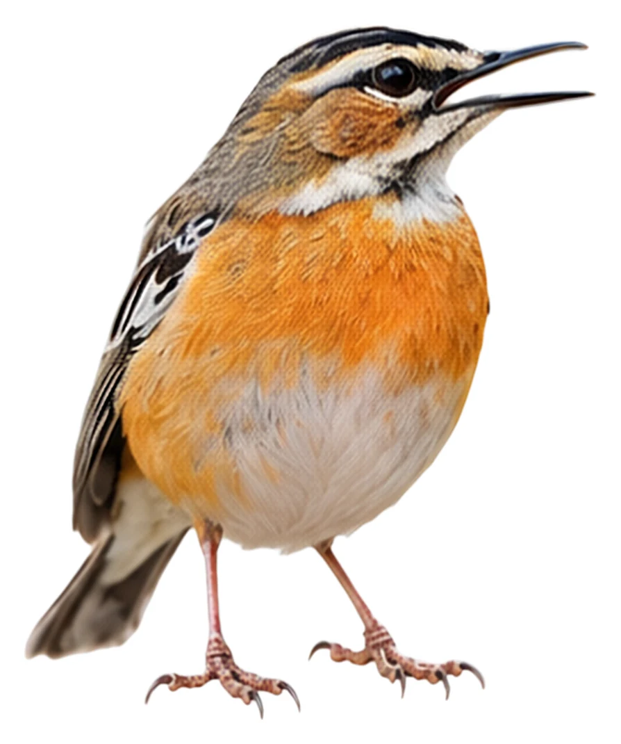 Bearded Scrub Robin · Original color inspiration
