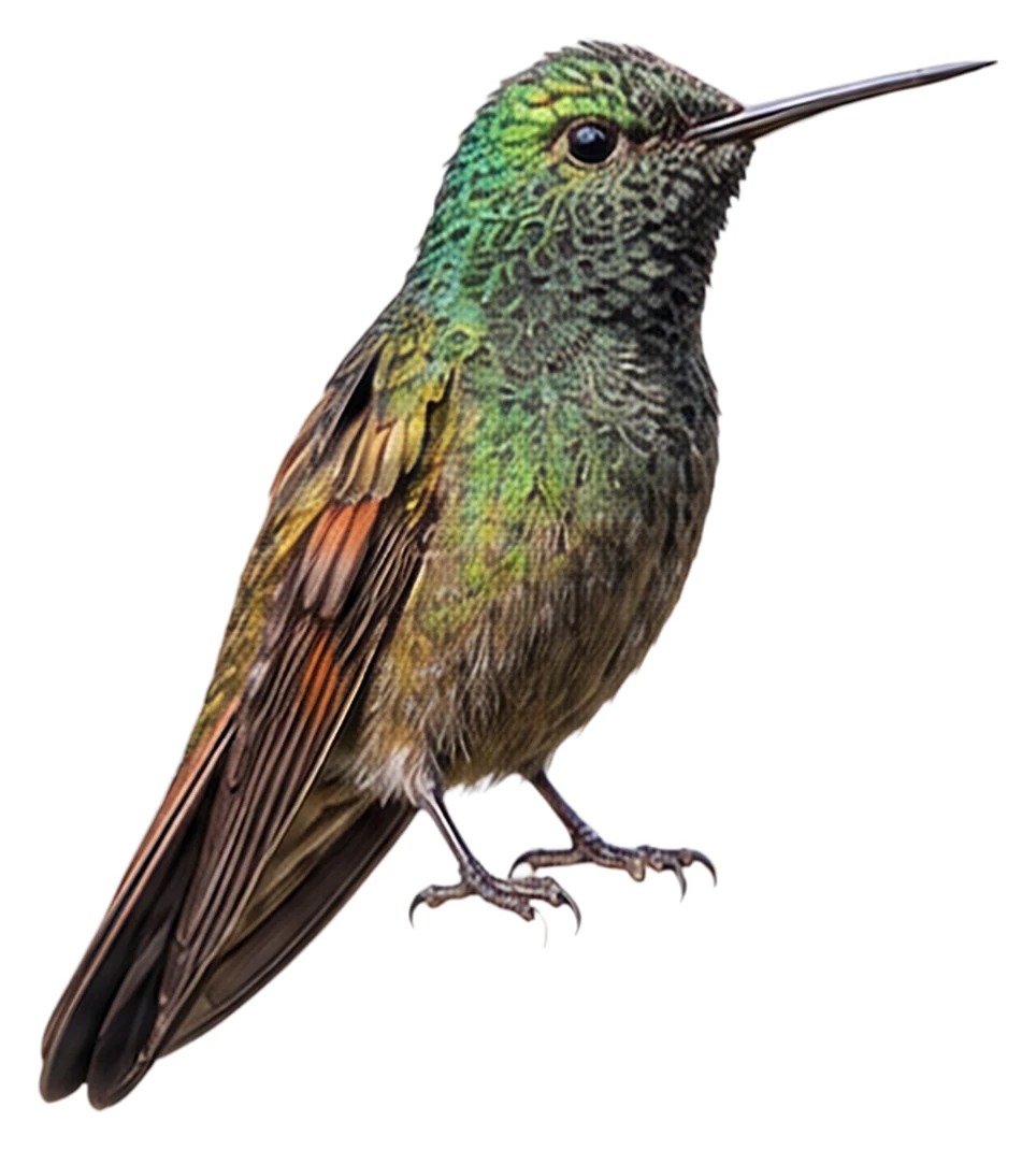 Berylline Hummingbird · Original color inspiration