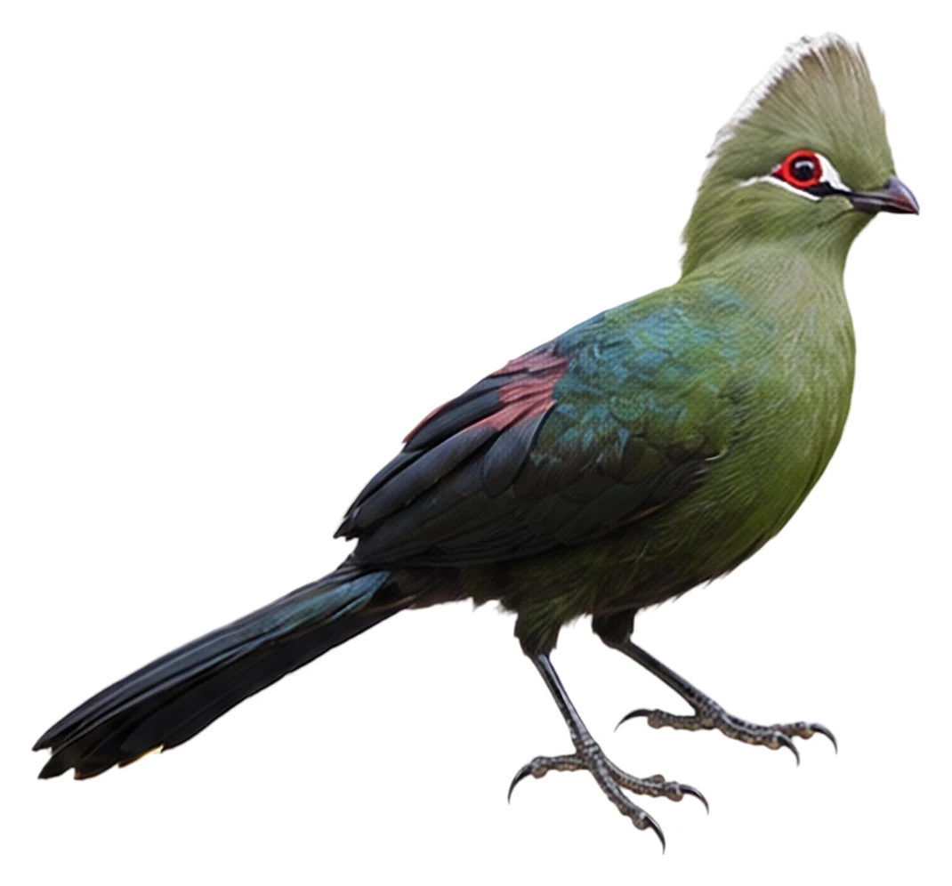 Black-billed Turaco · Original color inspiration