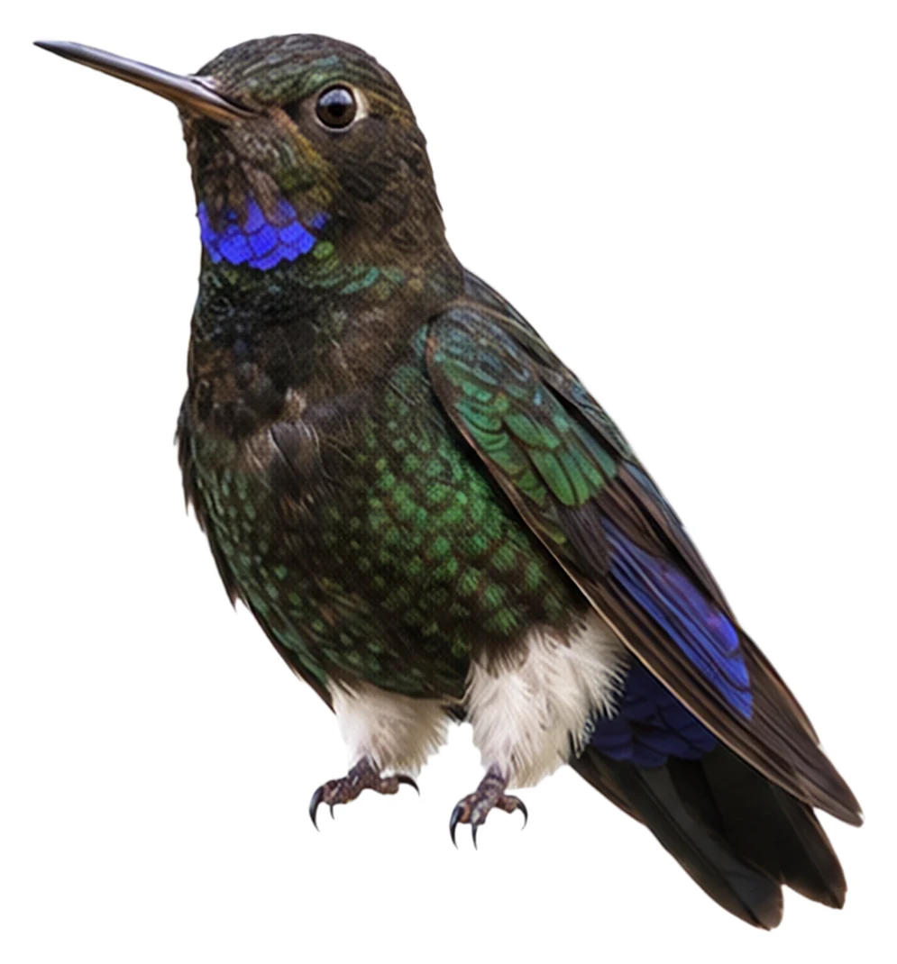 Black-breasted Puffleg · Original color inspiration
