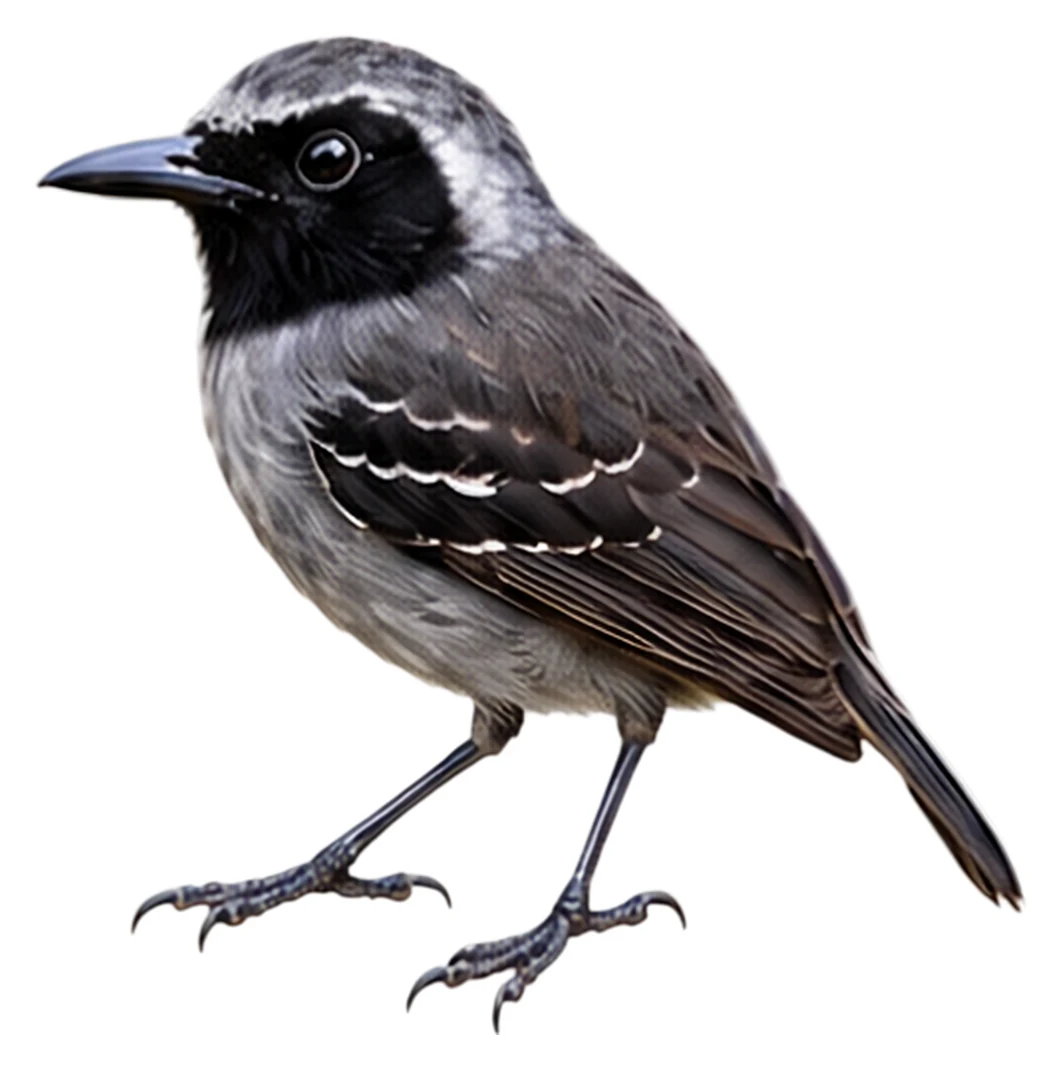 Black-faced Antbird · Original color inspiration