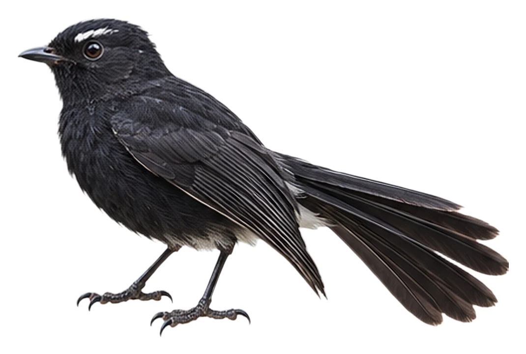 Black Fantail · Original color inspiration