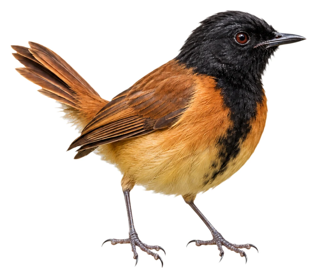 Black-headed Rufous Warbler · Original color inspiration
