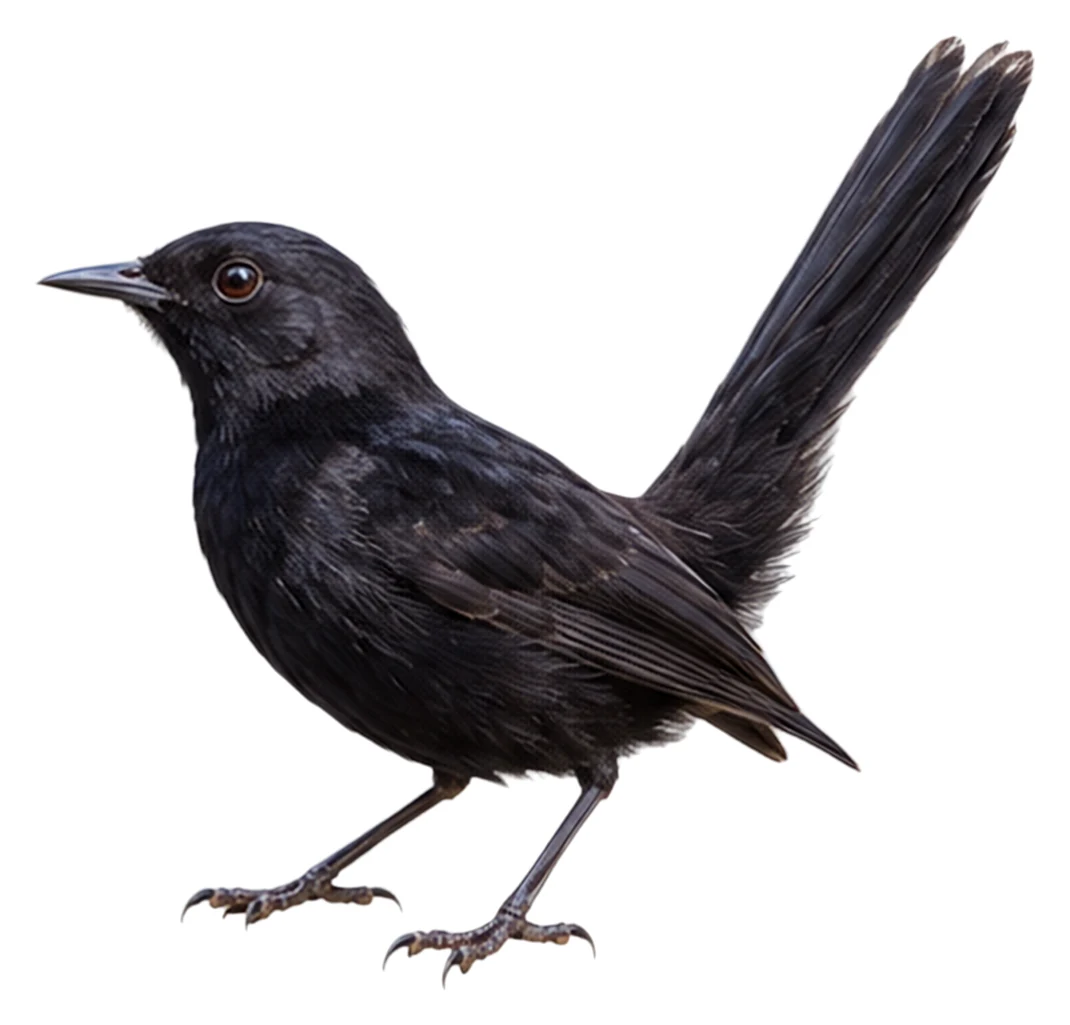Black Scrub Robin · Original color inspiration