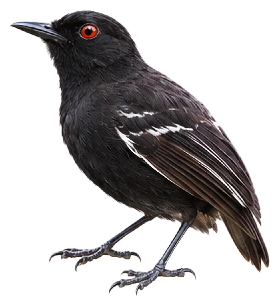 Black-tailed Antbird · Original color inspiration