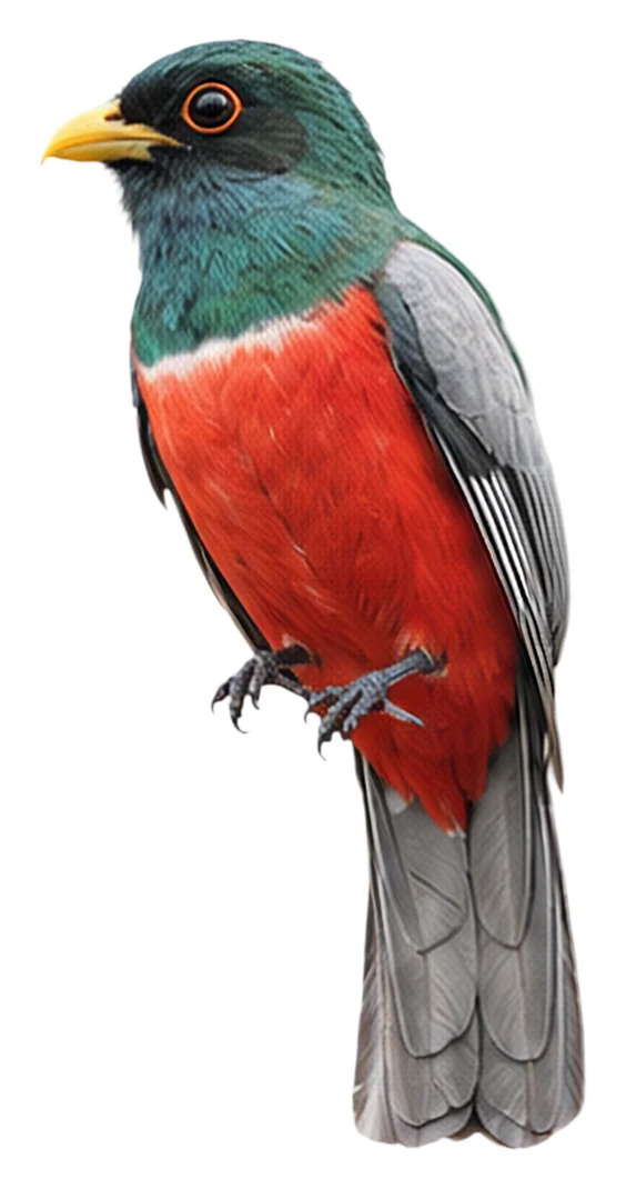 Black-tailed Trogon · Original color inspiration