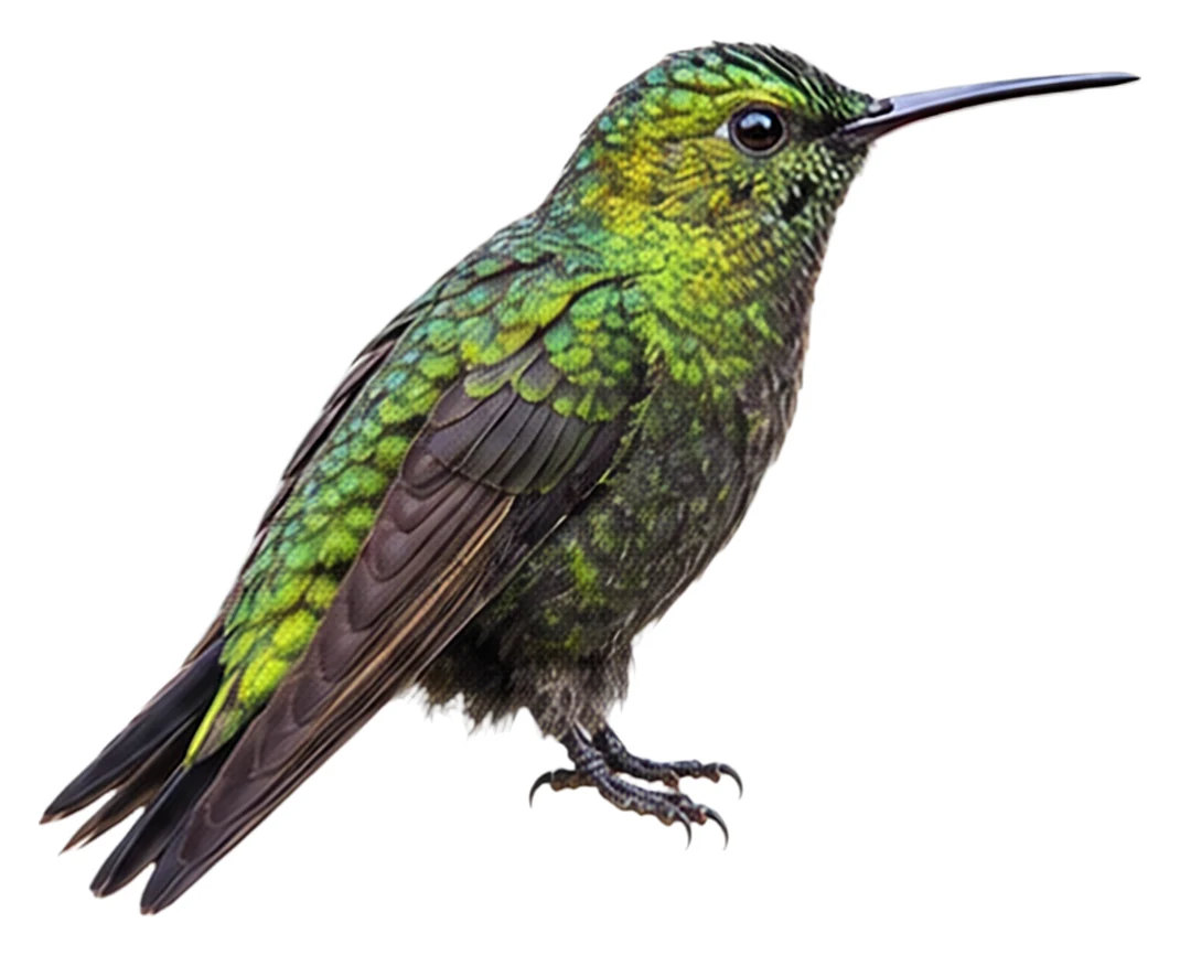 Black-thighed Puffleg · Original color inspiration