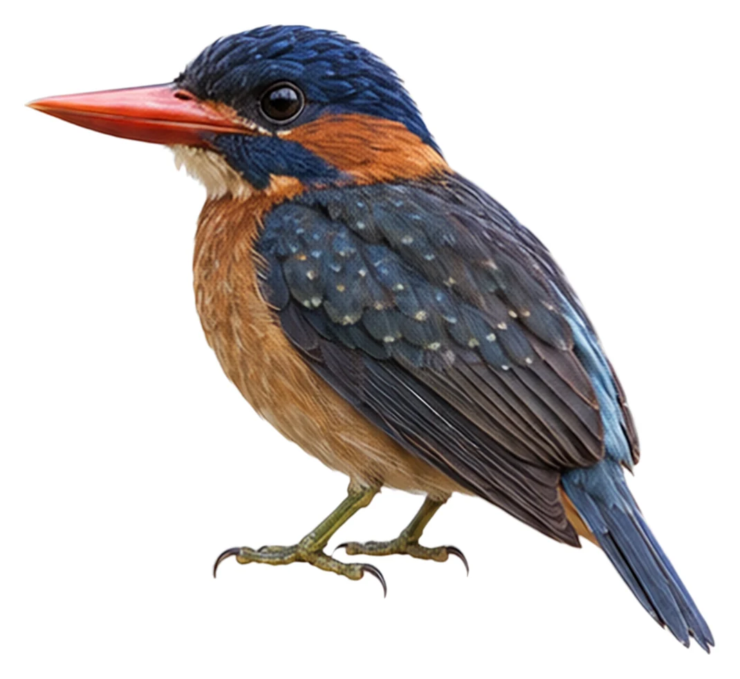 Blue-capped Kingfisher · Original color inspiration
