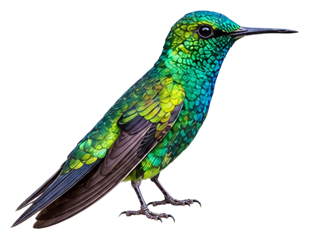 Blue-tailed Emerald · Original color inspiration