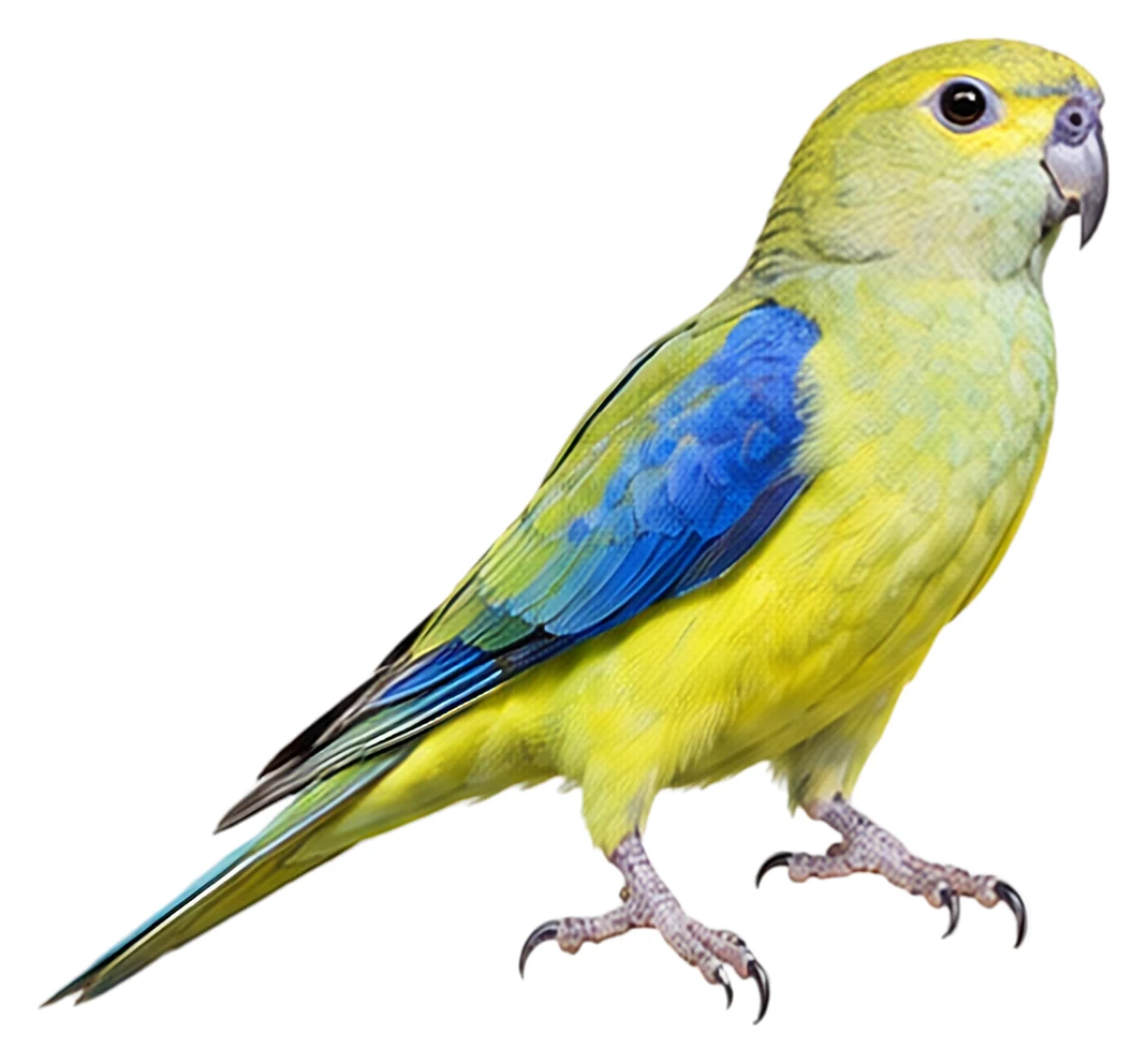 Blue-winged Parrot · Original color inspiration