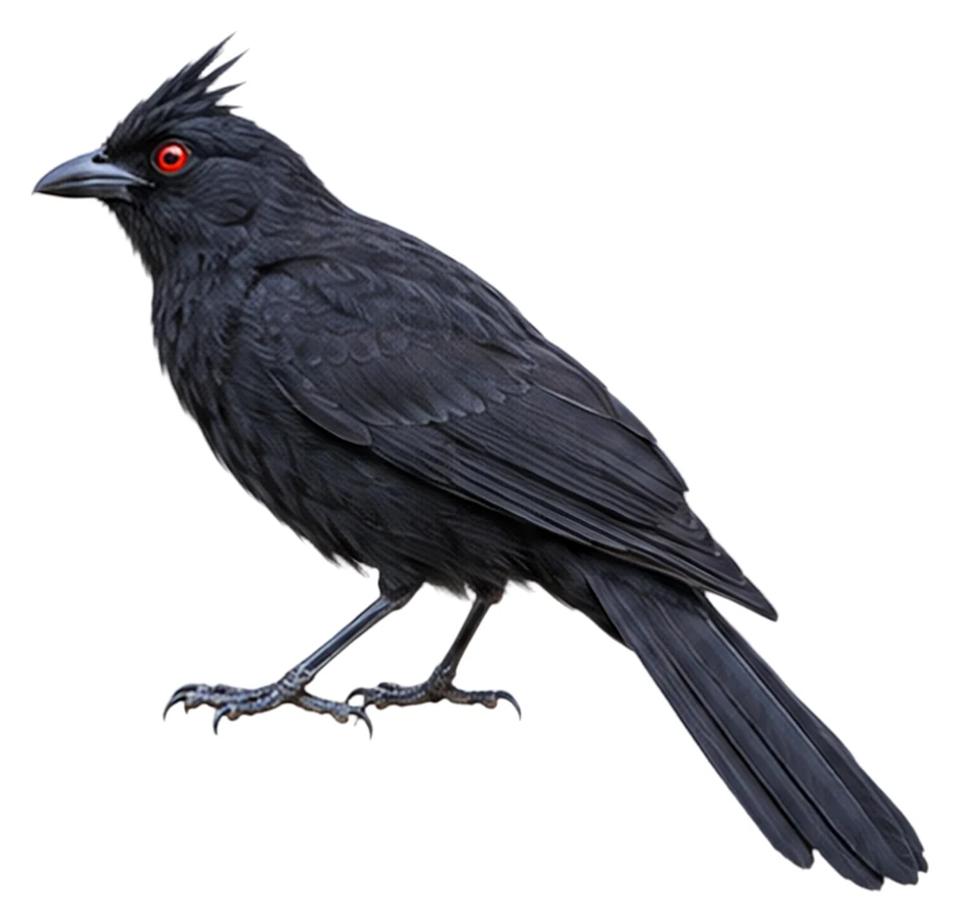 Bornean Black Magpie · Original color inspiration