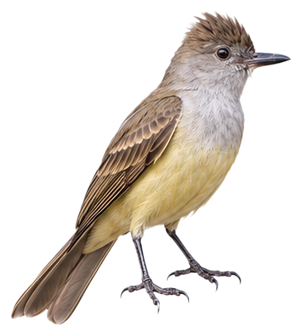 Brown-crested Flycatcher · Original color inspiration