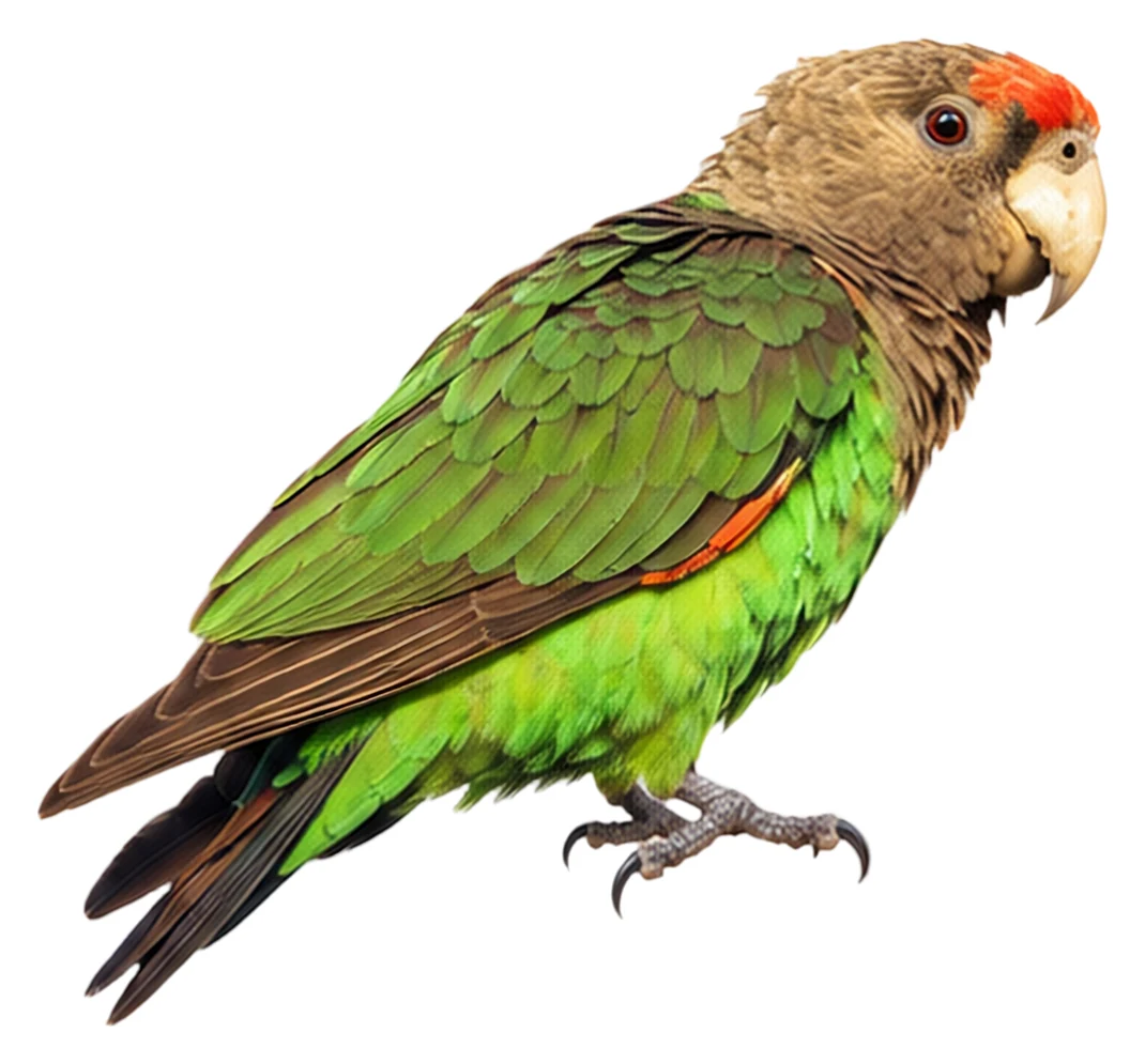 Pappagallo collobruno · Colori originali