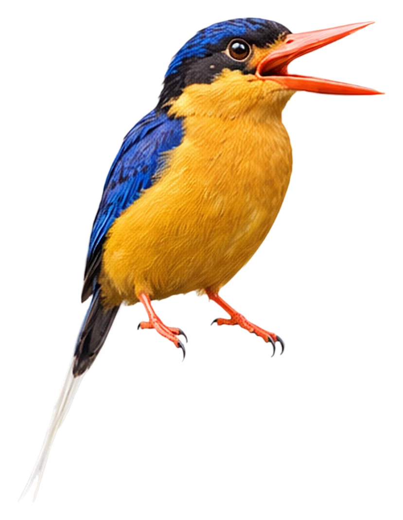 Buff-breasted Paradise Kingfisher · Original color inspiration