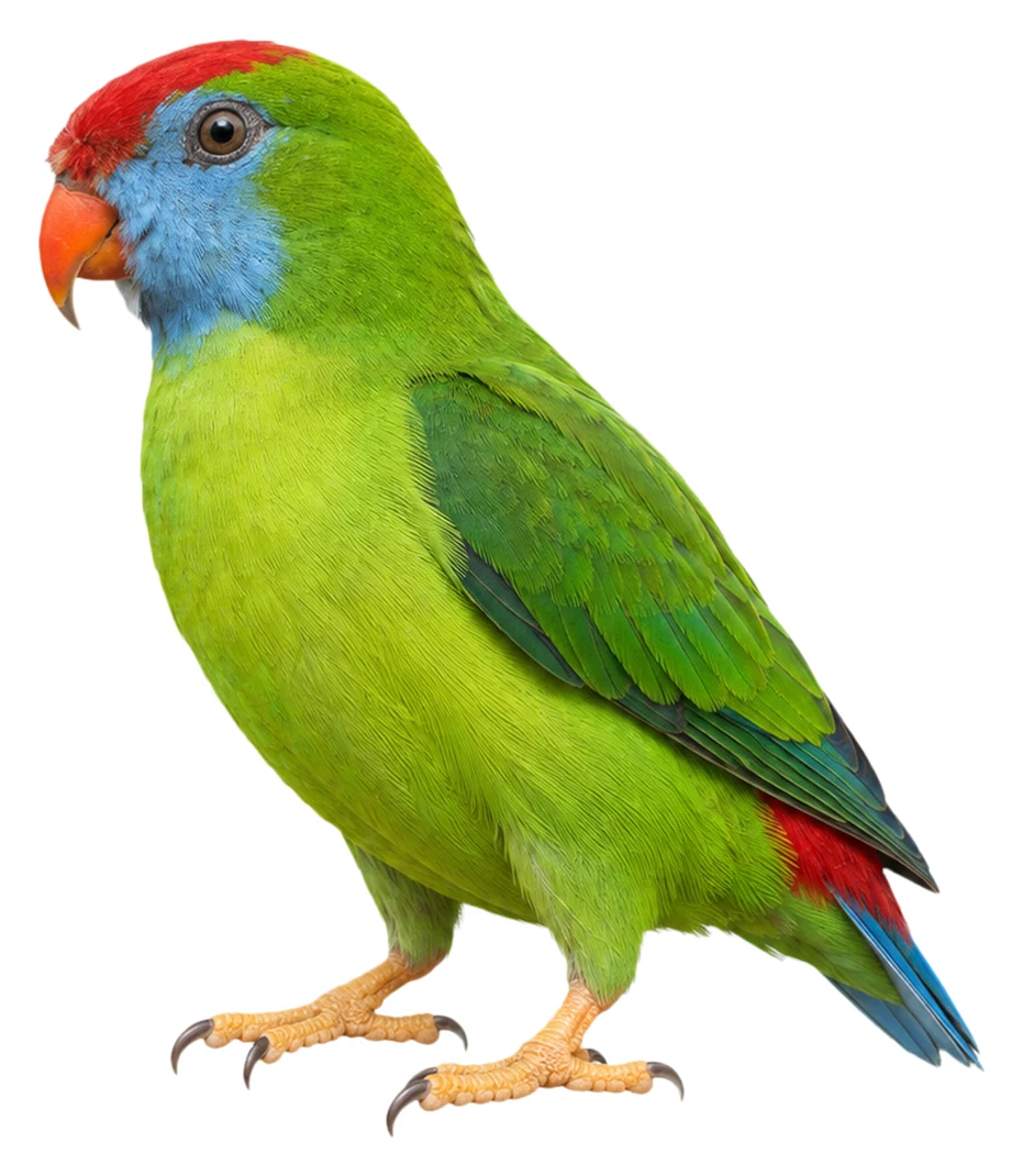 Camiguin Hanging Parrot · Original color inspiration