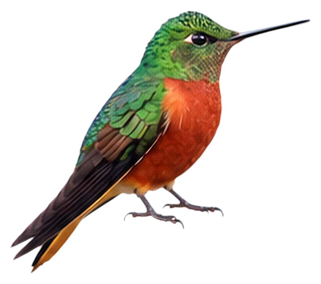 Chestnut-breasted Coronet · Original color inspiration
