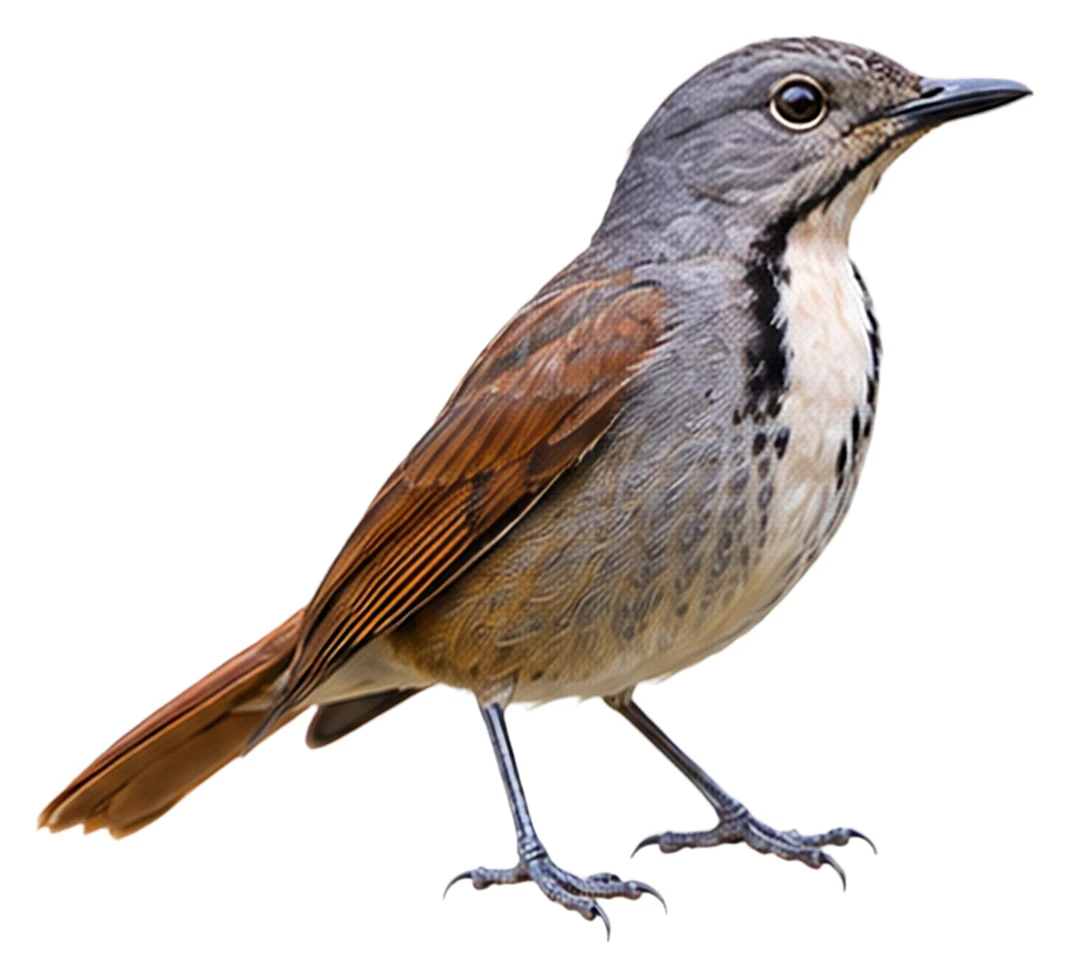 Collared Palm Thrush · Original color inspiration