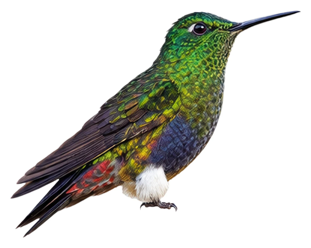 Colorful Puffleg · Original color inspiration