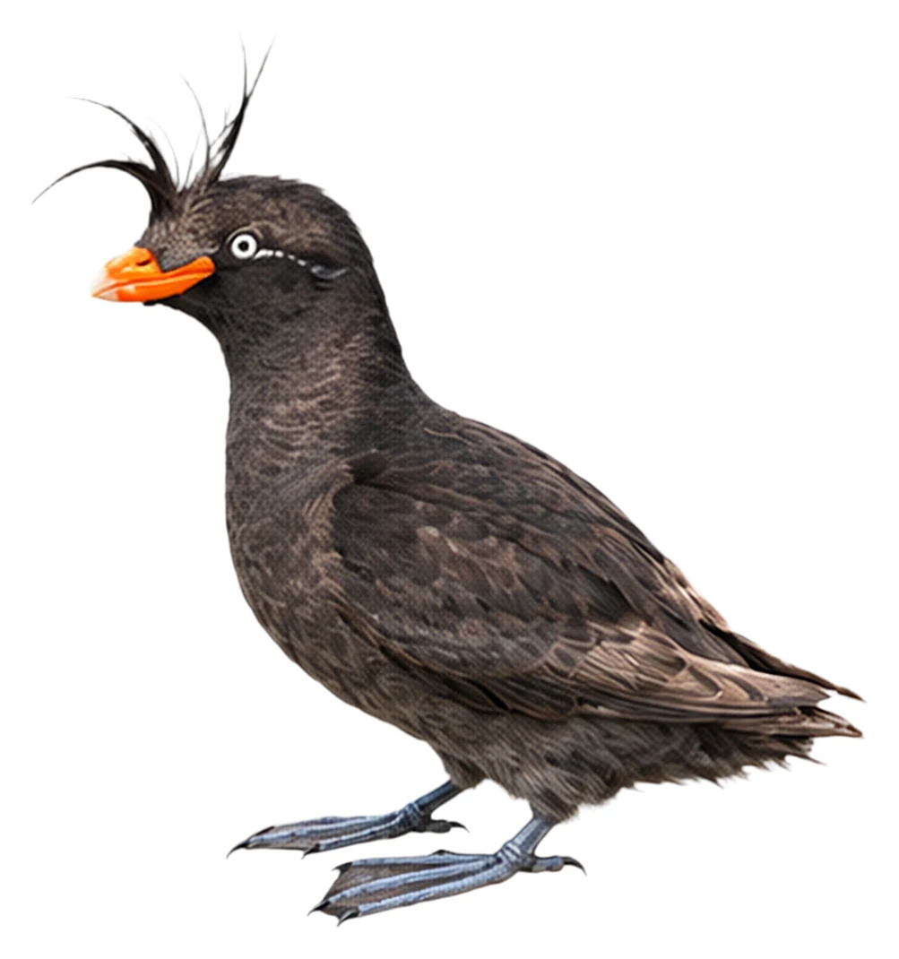 Crested Auklet · Original color inspiration