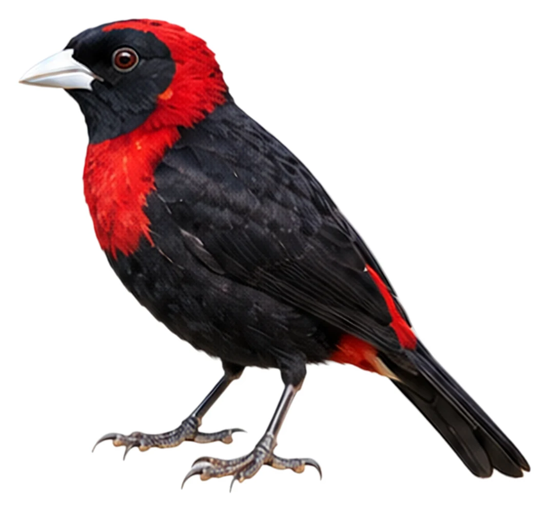 Crimson-collared Tanager · Original color inspiration