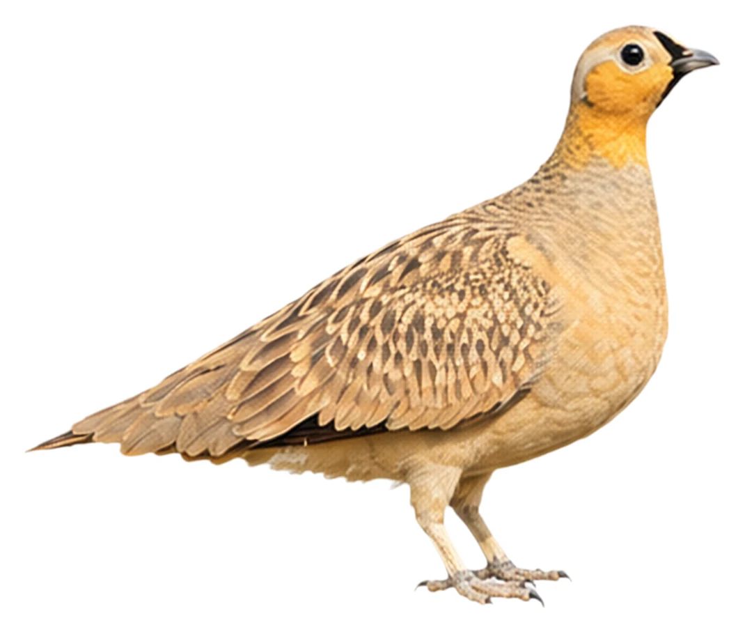 Crowned Sandgrouse · Original color inspiration