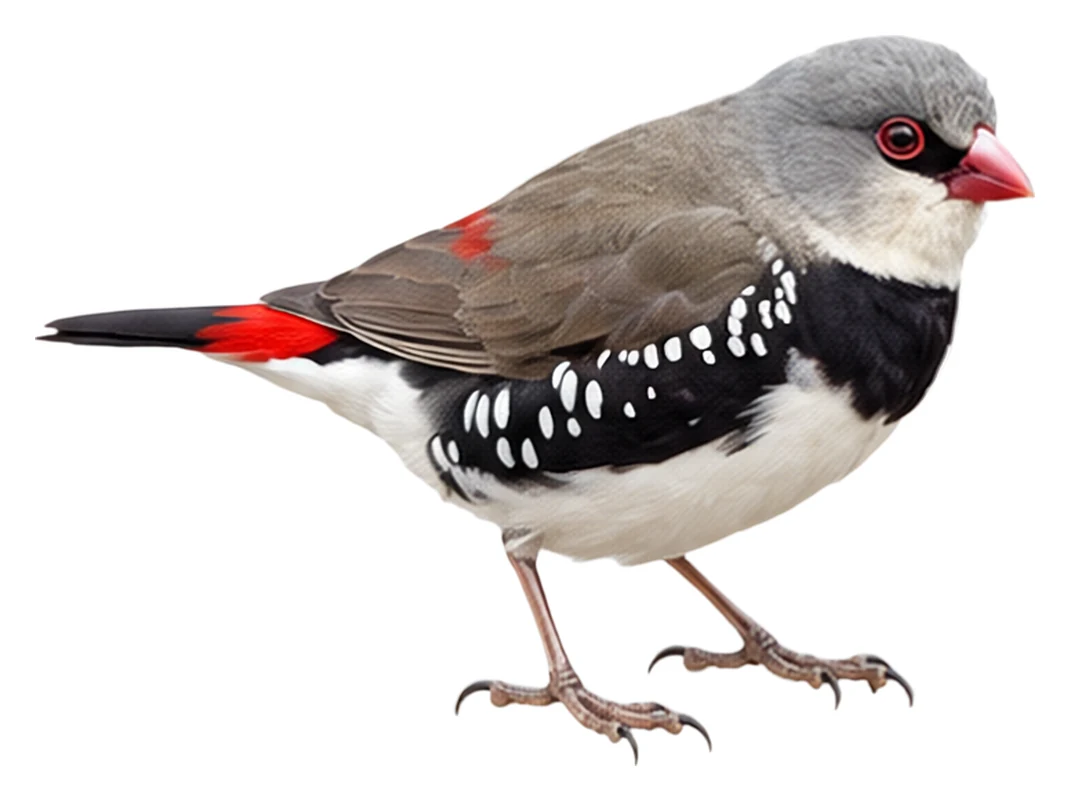 Diamond Firetail · Original color inspiration
