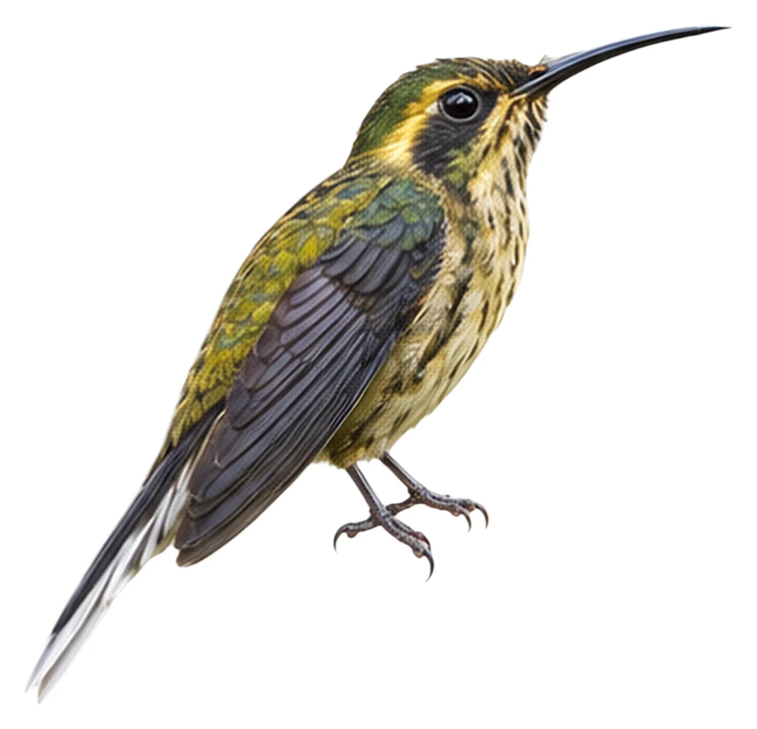 Dusky-throated Hermit · Original color inspiration