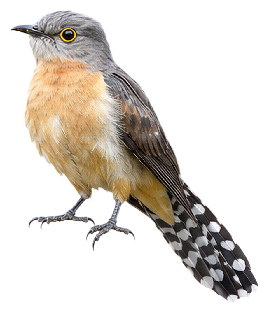 Fan-tailed Cuckoo · Original color inspiration