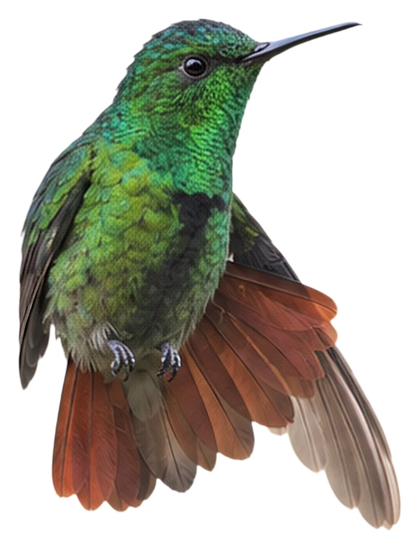Fiery-tailed Awlbill · Original color inspiration