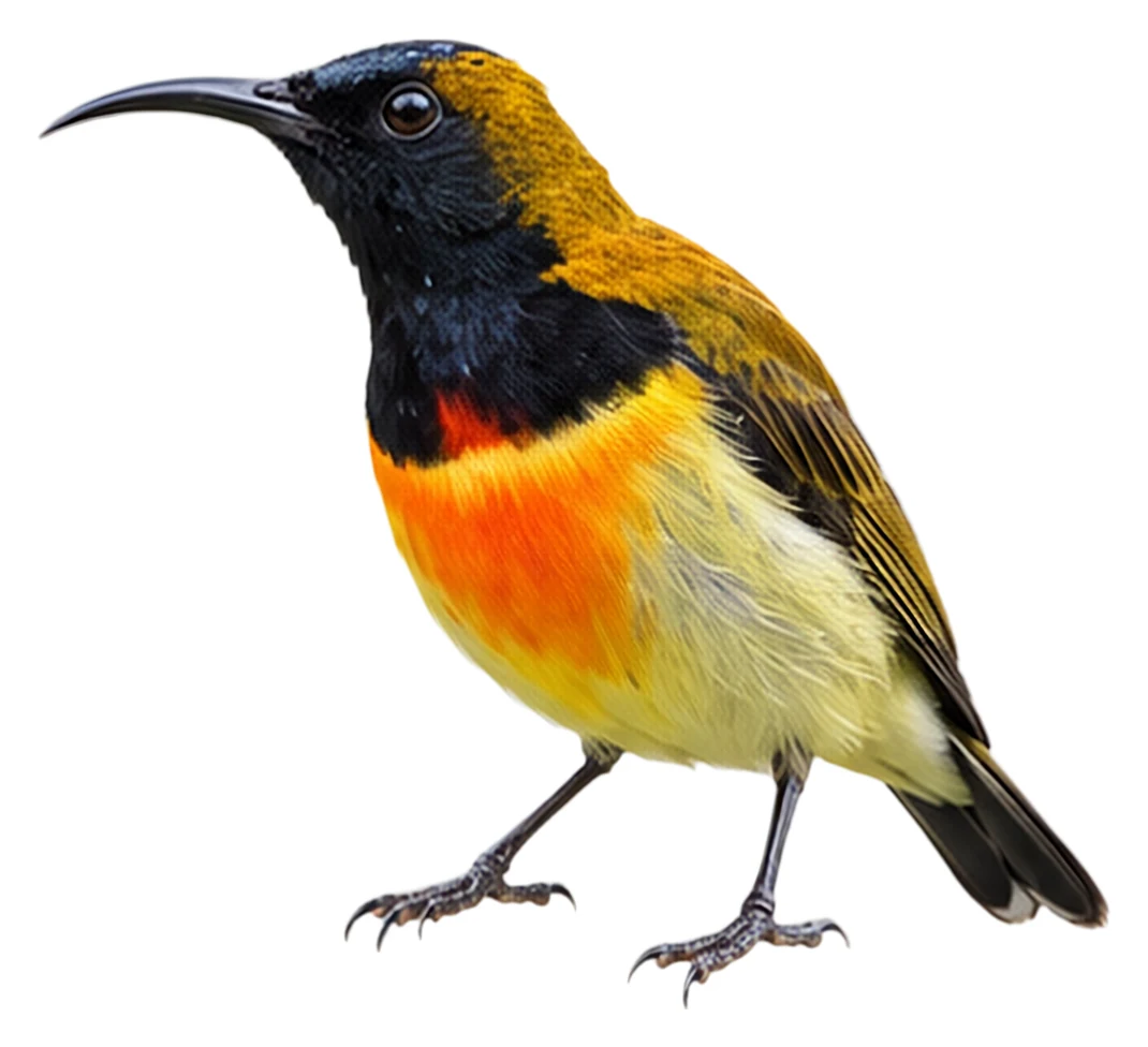 Flaming Sunbird · Original color inspiration