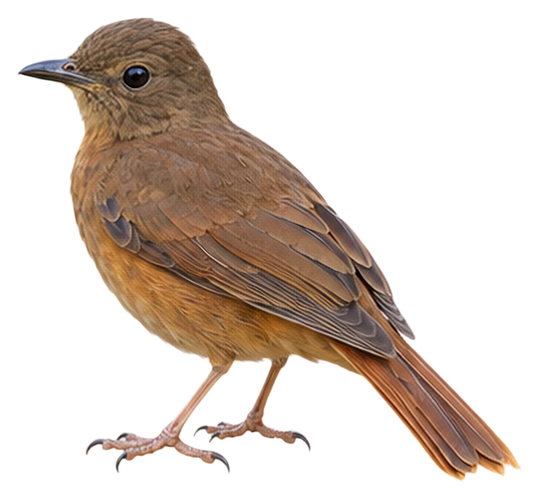 Fraser's Rufous Thrush · Original color inspiration
