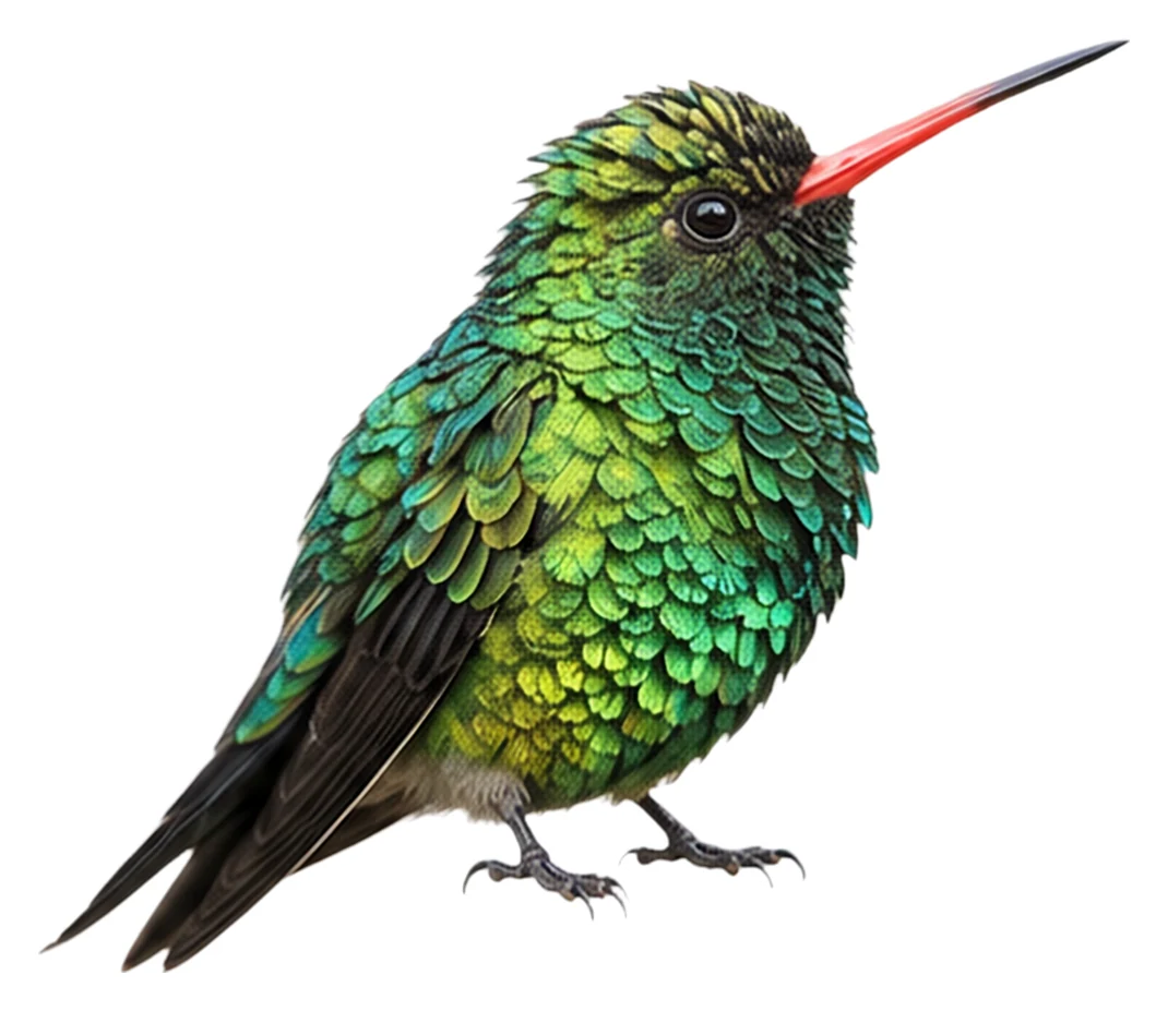 Glittering-bellied Emerald · Original color inspiration