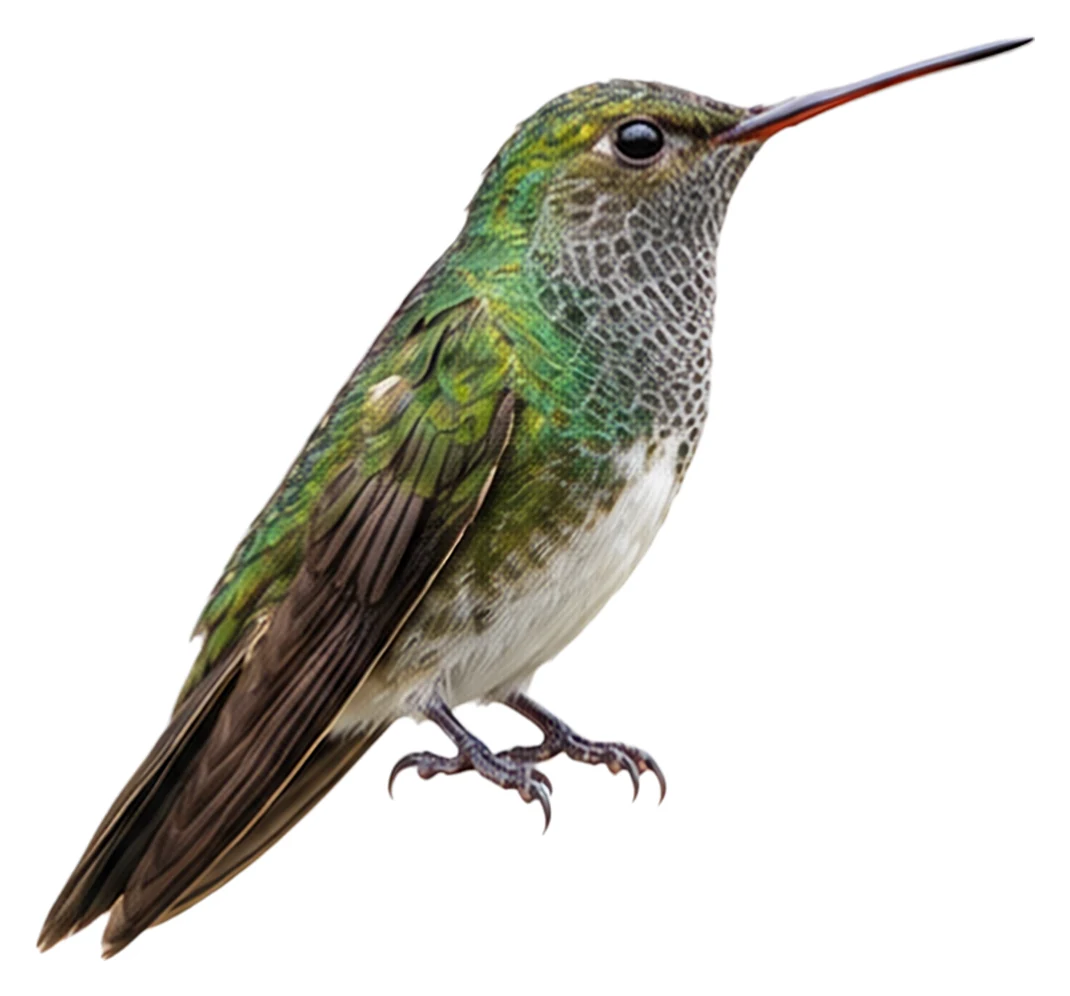 Glittering-throated Emerald · Original color inspiration