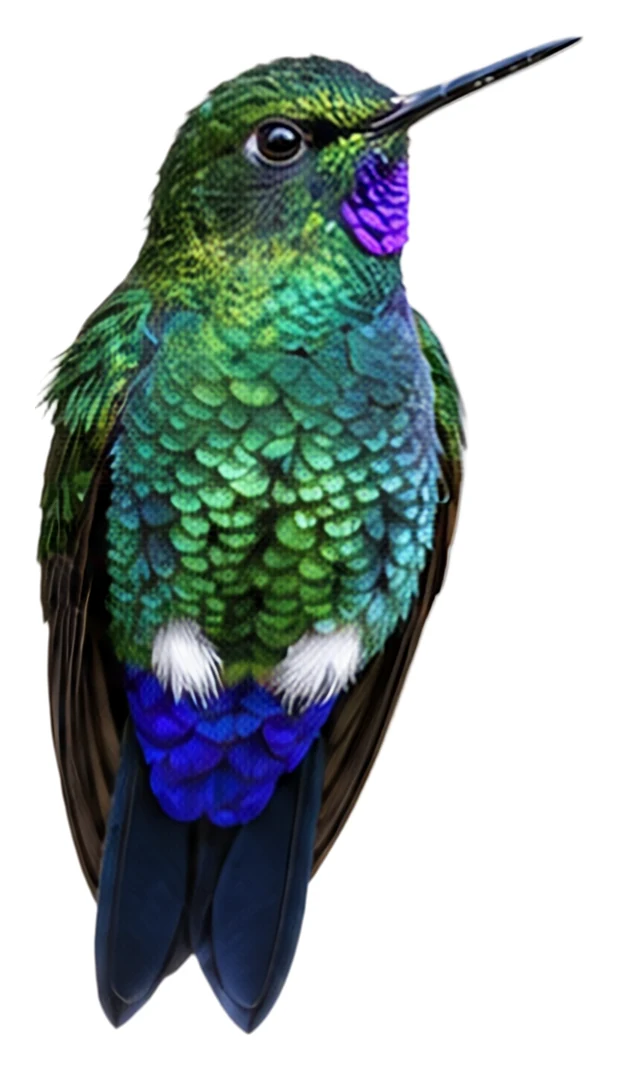 Glowing Puffleg · Original color inspiration