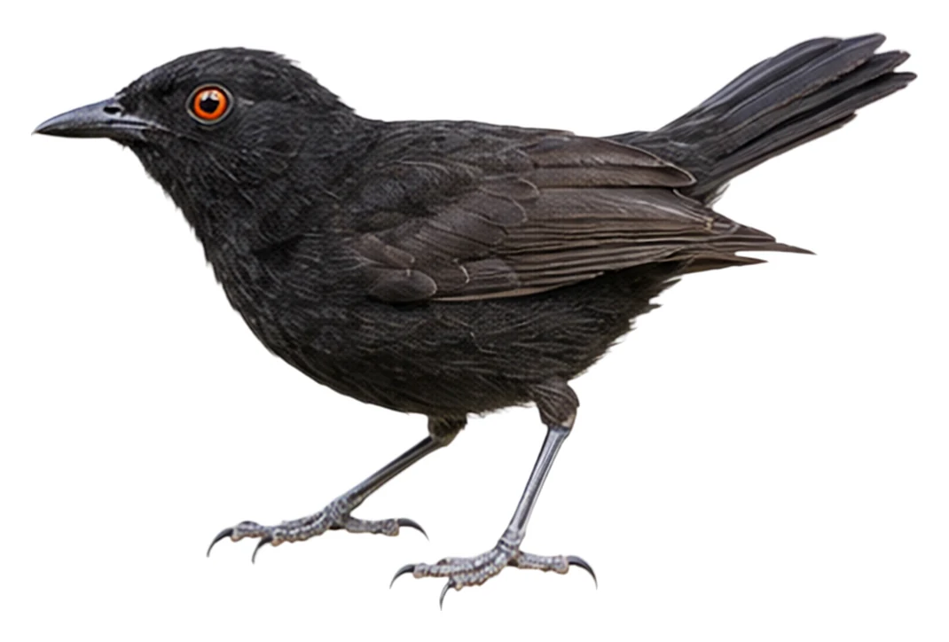 Goeldi's Antbird · Original color inspiration
