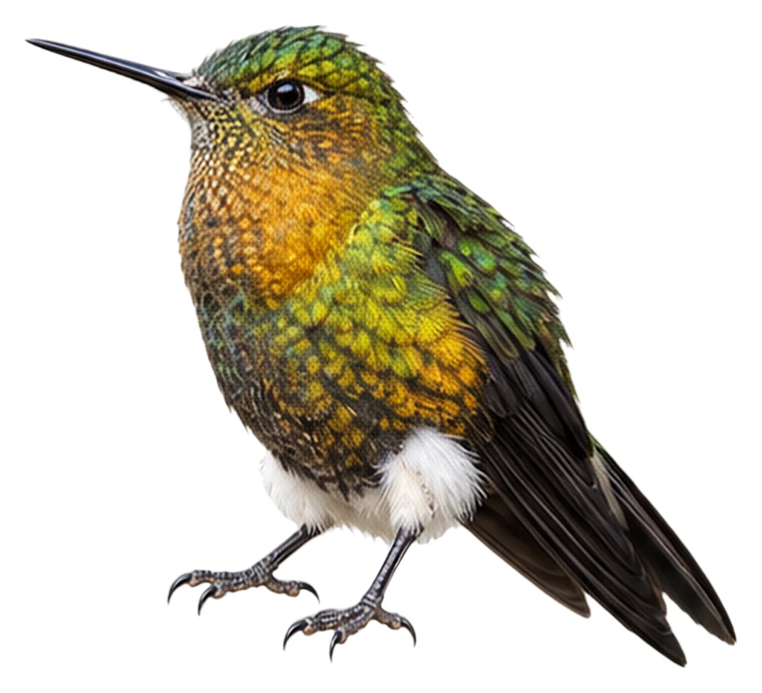 Golden-breasted Puffleg · Original color inspiration