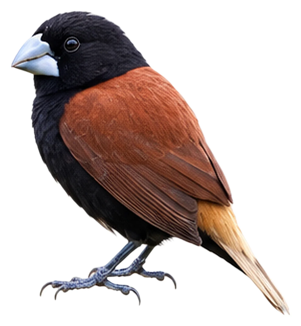 Great-billed Mannikin · Original color inspiration
