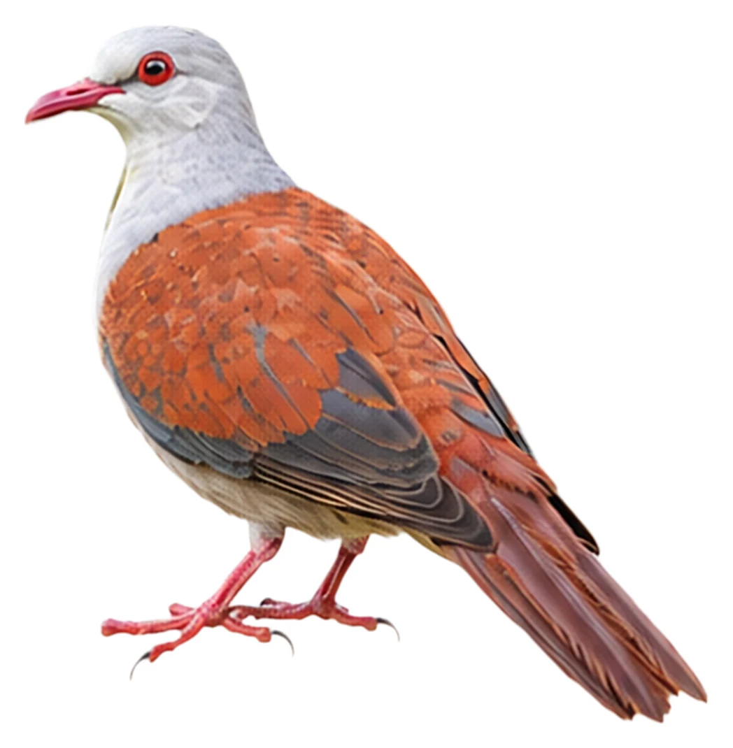 Great Cuckoo-Dove · Original color inspiration