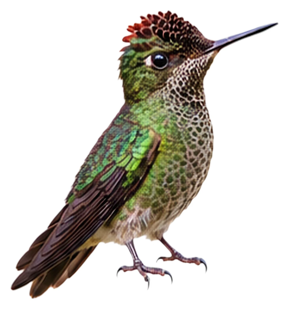 Green-backed Firecrown · Original color inspiration