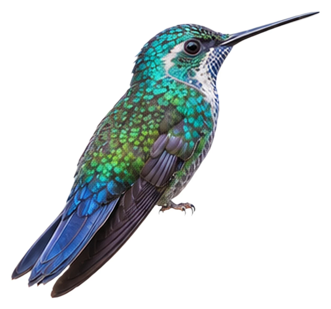 Green-breasted Mountaingem · Original color inspiration