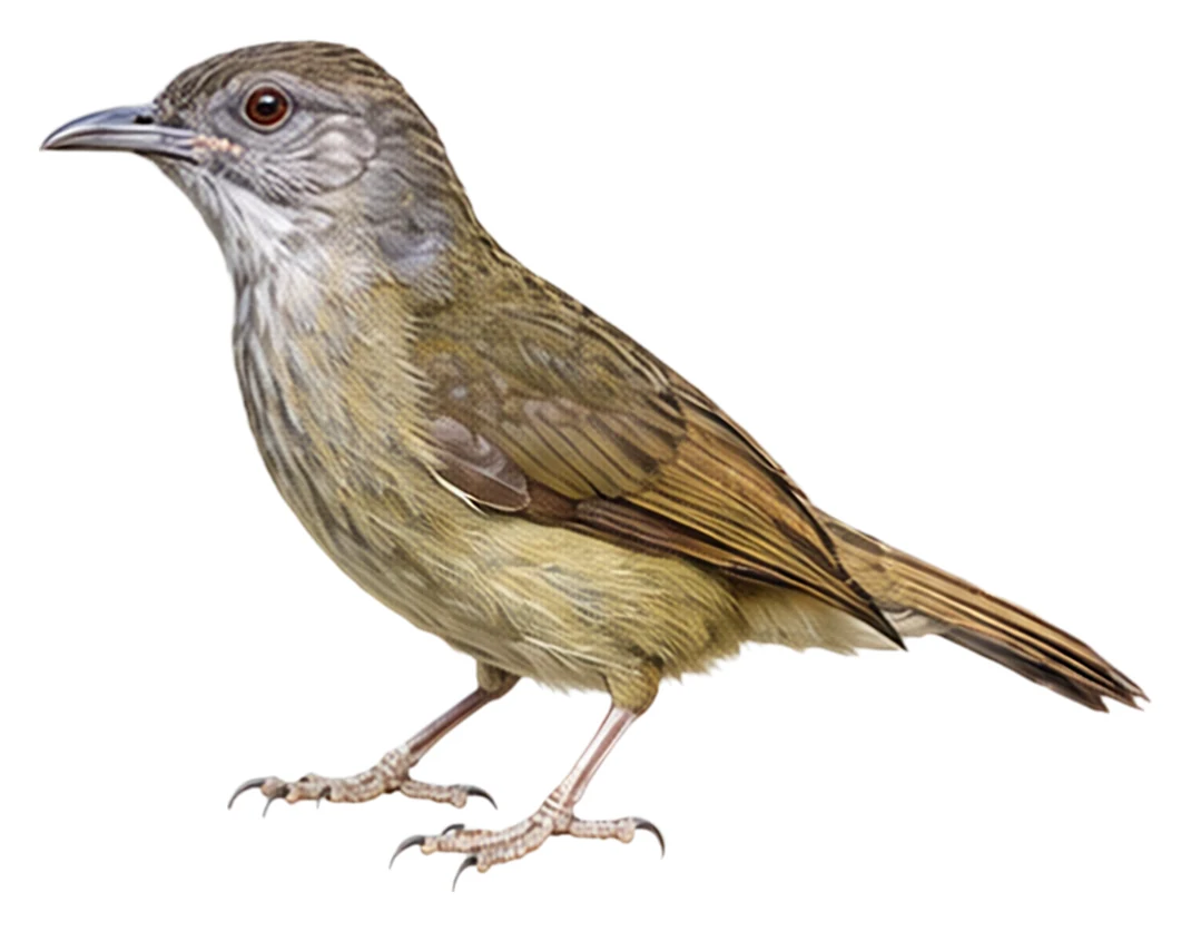 Grey-cheeked Bulbul · Original color inspiration